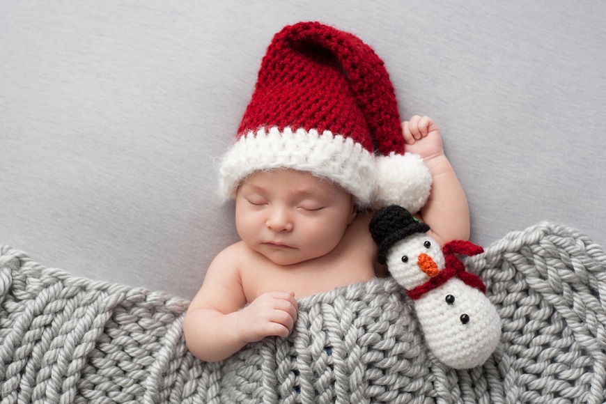 Baby Christmas photoshoot